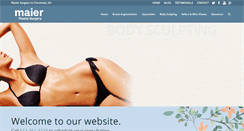 Desktop Screenshot of maierplasticsurgery.com
